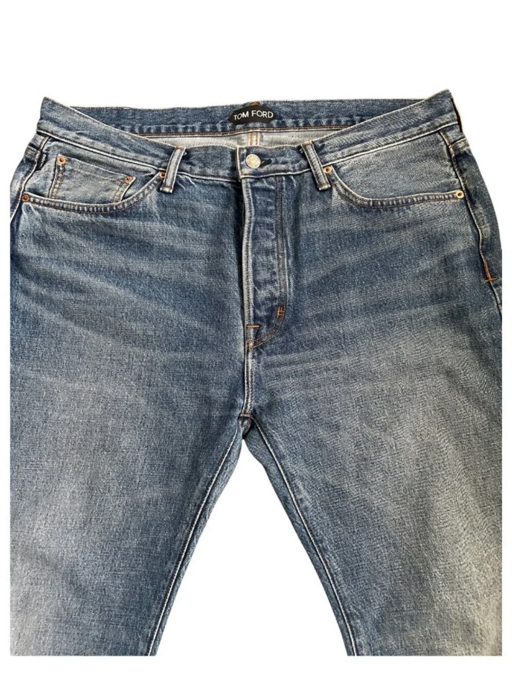 Tom Ford Men's Standard Fit Straight Selvedge Demin Jeans Sz 36 Made in USA